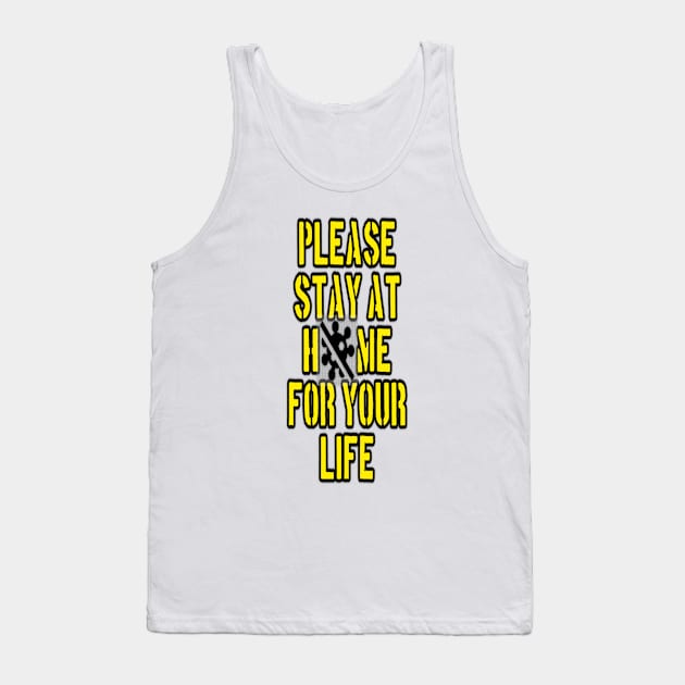 STAY AT HOME Tank Top by Culung